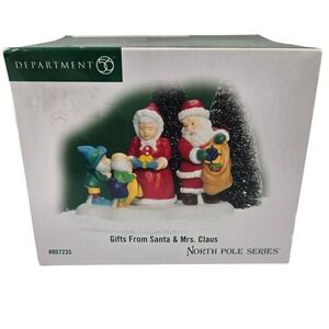 Department 56 North Pole Series Gifts‎ From Santa & Mrs Claus Christmas Village